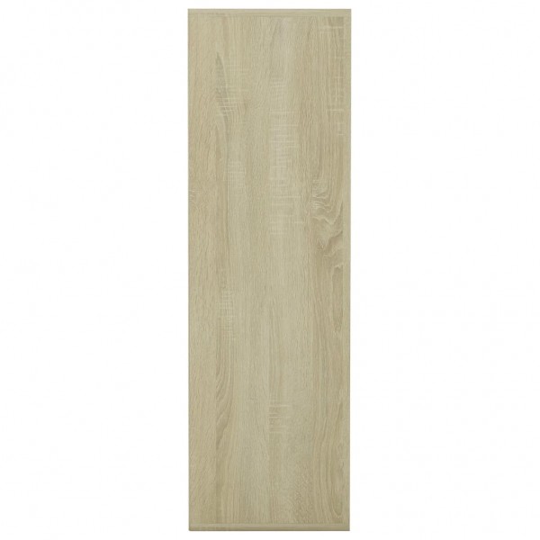 Estantería madera contrachapada color roble Sonoma 98x30x98cm M 5