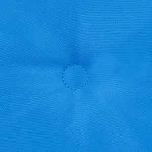 Cojín silla jardín respaldo bajo 2 uds tela Oxford azul H