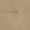 Cojín de silla de jardín respaldo bajo 4 uds tela Oxford beige 2