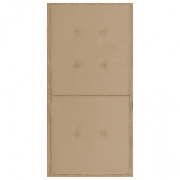 Almofadões lombares p/ cadeiras de jardim 4pcs oxford bege M 5