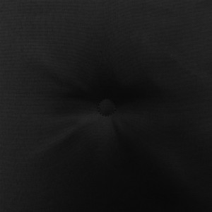 Almofadão p/ banco de jardim 200x50x4 cm tecido preto H