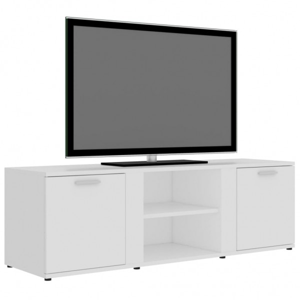 Móvel de TV 120x34x37 cm derivados de madeira branco M 3