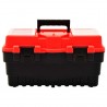 Caja de herramientas de plástico rojo 462x256x242 mm 2