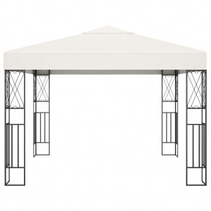 Gazebo 3x3 m tecido creme H