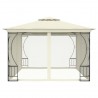 Gazebo com redes 300x400x265 cm creme 4