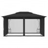 Gazebo com redes 300x400x265 cm antracite 3