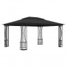 Gazebo com redes 300x400x265 cm antracite 5