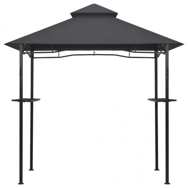 Cenador de BBQ acero antracita 240x150x255 cm M 3