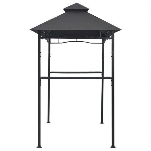 Gazebo de churrasco 240x150x255 cm aço antracite M 4