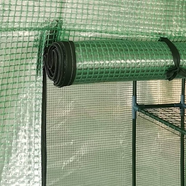 Estufa com prateleiras 227x223 cm aço M 3