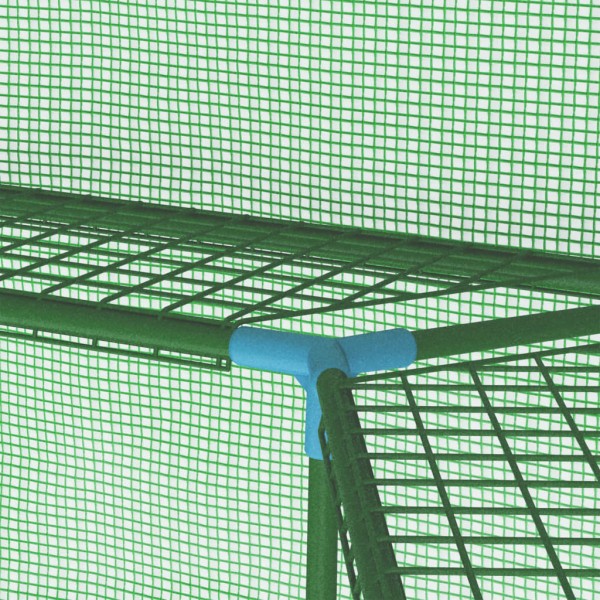 Estufa com prateleiras 227x223 cm aço M 5