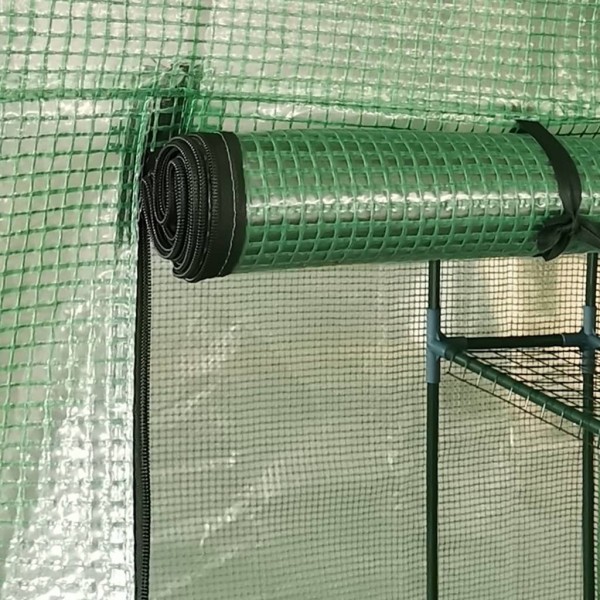 Estufa com prateleiras 143x143x195 cm aço M 3