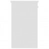 Secretária 90x45x76 cm derivados de madeira branco 5