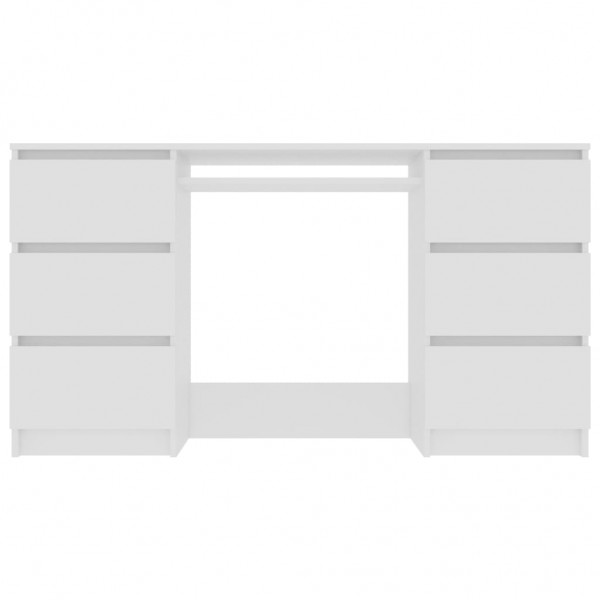 Secretária 140x50x77 cm contraplacado branco M 4