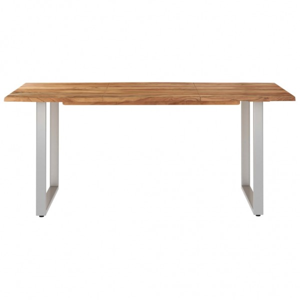 Mesa de jantar 180x90x76 cm madeira de acácia maciça M 3