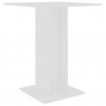 Mesa de bistró de madera contrachapada blanco 60x60x75 cm 2