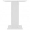 Mesa de bistrô 60x60x75 cm derivados de madeira branco 3