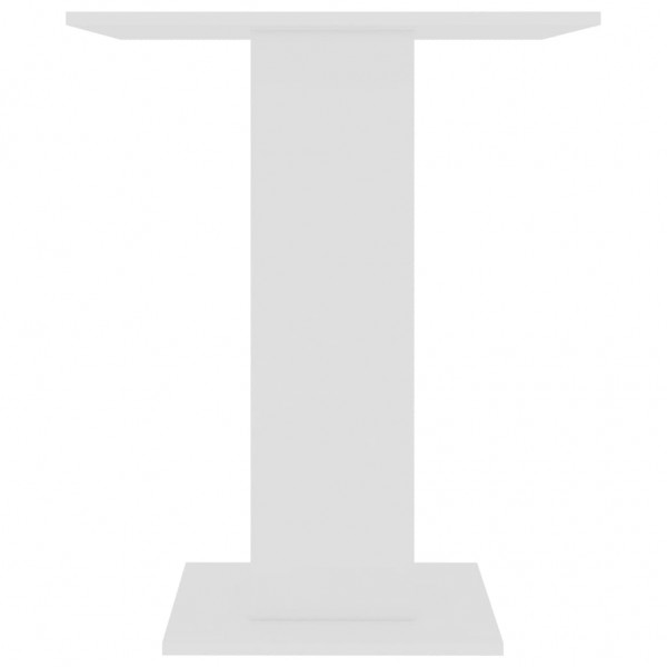 Mesa de bistró de madera contrachapada blanco 60x60x75 cm M 4