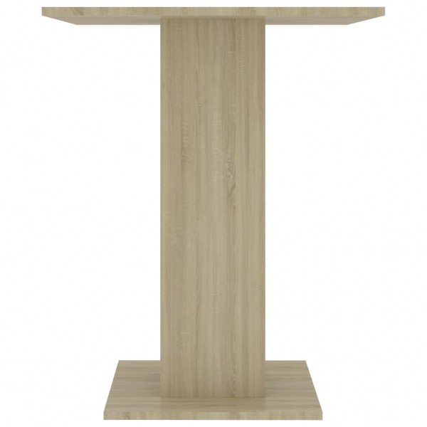 Mesa de bistró contrachapada color roble Sonoma 60x60x75 cm M 5