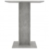 Mesa bistrô 60x60x75 cm derivados de madeira cinzento cimento 4