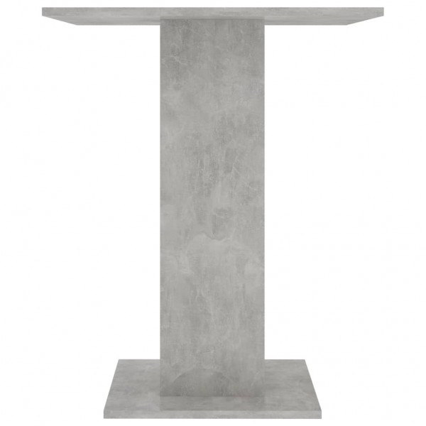 Mesa de bistró de madera contrachapada gris 60x60x75 cm M 5
