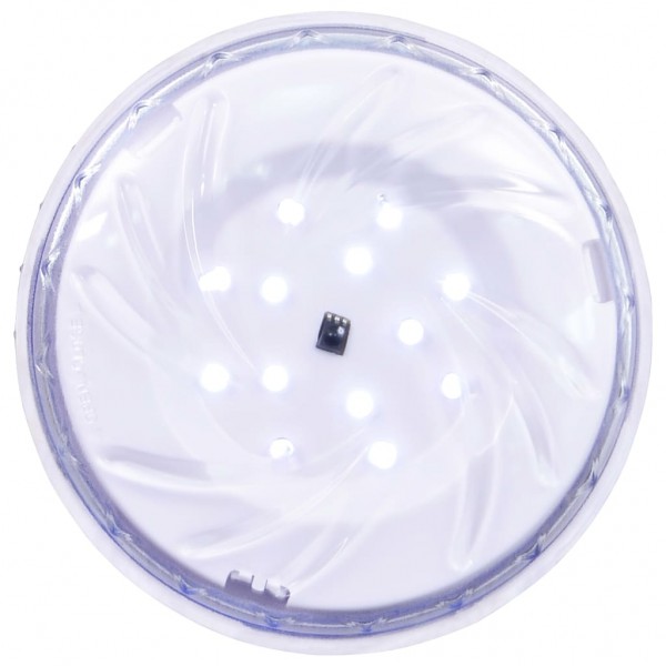 Lámpara LED sumergible flotante piscina mando distancia blanco M 2