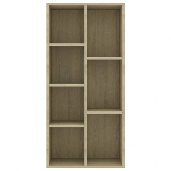Estantería madera contrachapada color roble Sonoma 50x25x106cm M 4