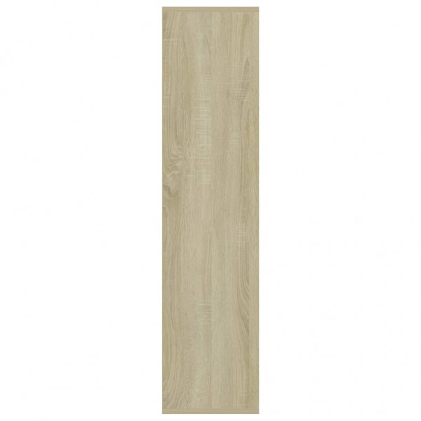 Estantería madera contrachapada color roble Sonoma 50x25x106cm M 5