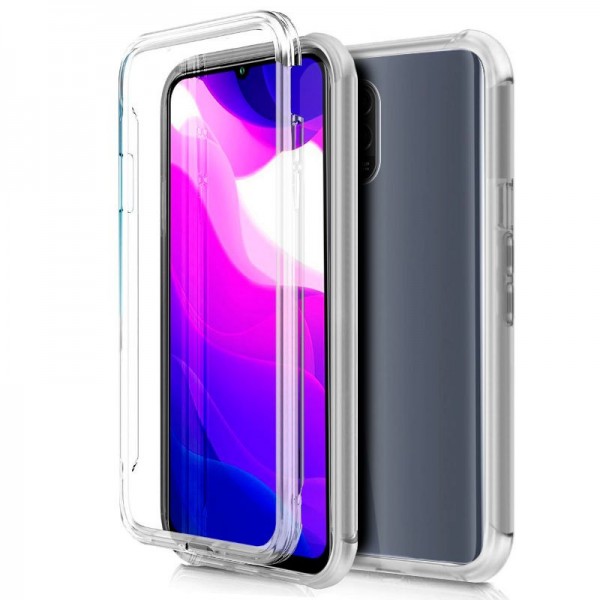 Funda COOL Silicona 3D para Xiaomi Mi 10 Lite (Transparente Frontal + Trasera) D