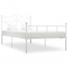 Estructura de cama de metal blanco 90x200 cm 1
