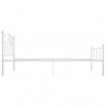 Estrutura de cama metal 90x200 cm branco 4