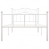 Estrutura de cama 100x200 cm metal branco 3