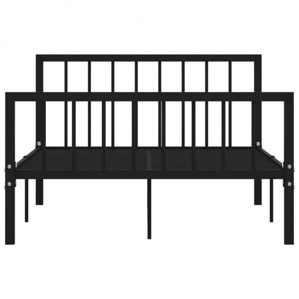 Estrutura de cama 120x200 cm metal preto M 3