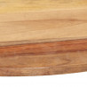 Superficie de mesa redonda madera maciza sheesham 15-16 mm 40cm 2
