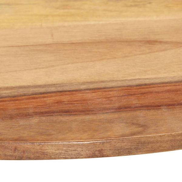 Superficie de mesa redonda madera maciza sheesham 15-16 mm 50cm M 2