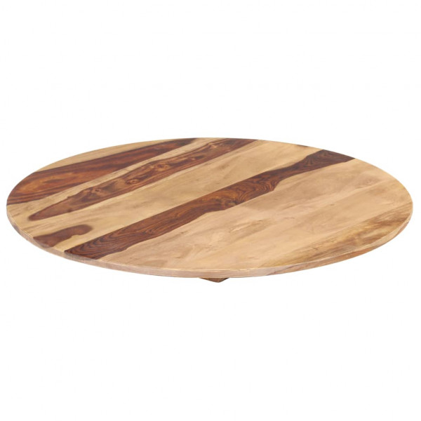 Superficie de mesa redonda madera maciza sheesham 25-27 mm 40cm M 5
