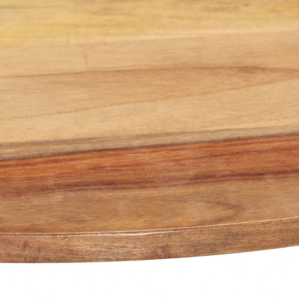 Superficie de mesa redonda madera maciza sheesham 25-27 mm 50cm M 2