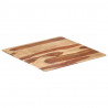 Superficie de mesa madera maciza de sheesham 15-16 mm 80x80 cm 2