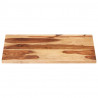 Superficie de mesa madera maciza de sheesham 25-27 mm 60x70 cm 3