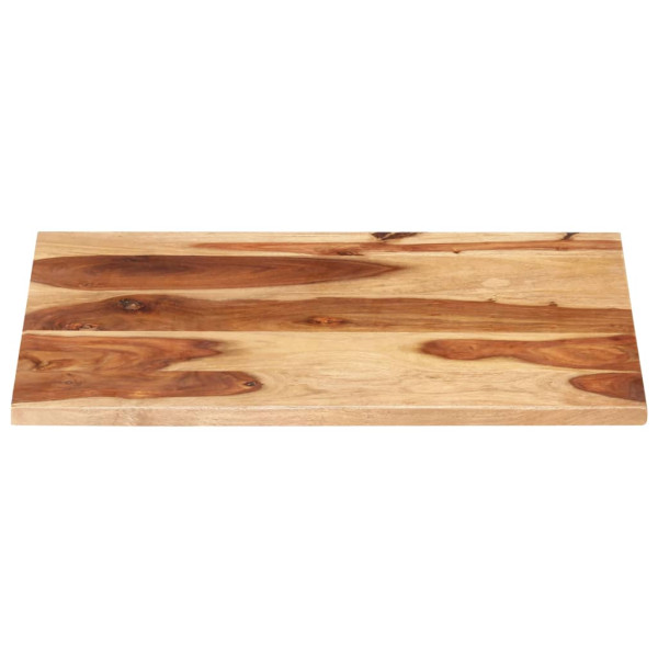 Superficie de mesa madera maciza de sheesham 25-27 mm 60x80 cm M 3
