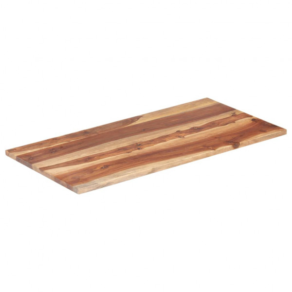 Superficie de mesa madera maciza de sheesham 25-27 mm 60x100 cm M 2