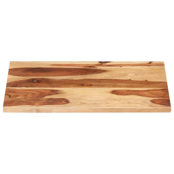 Superficie de mesa madera maciza de sheesham 25-27 mm 70x90 cm M 3