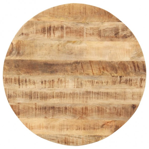 Superficie de mesa redonda madera maciza de mango 15-16 mm 50cm D