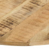 Superficie de mesa redonda madera maciza de mango 15-16 mm 60cm 2