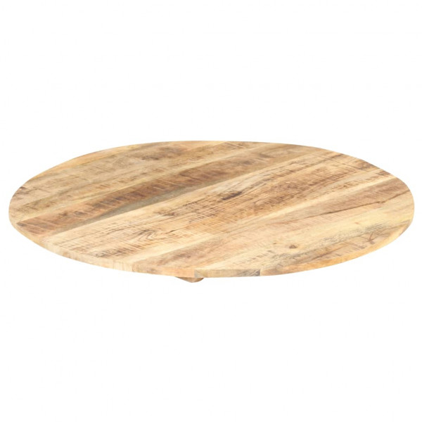Superficie de mesa redonda madera maciza de mango 15-16 mm 80cm M 5