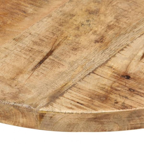 Superficie de mesa redonda madera maciza de mango 25-27 mm 40cm M 2
