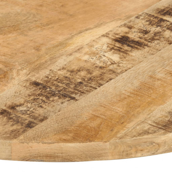 Superficie de mesa redonda madera maciza de mango 25-27 mm 80cm M 2