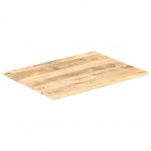 Superficie de mesa madera maciza de mango 15-16 mm 80x60 cm H