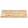 Superficie de mesa madera maciza de mango 15-16 mm 80x60 cm 3