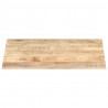 Superficie de mesa madera maciza de mango 15-16 mm 90x70 cm 3